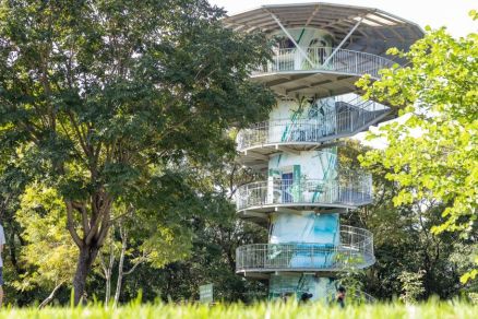 O mirante do parque M�e Bonif�cia, localizado na Avenida Miguel Sutil, em Cuiab�