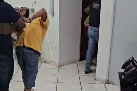 Um dos presos pelos incndios em estabelecimentos comerciais 
