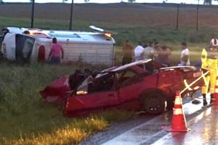 O acidente aconteceu na tarde desta quarta-feira em Cl�udia