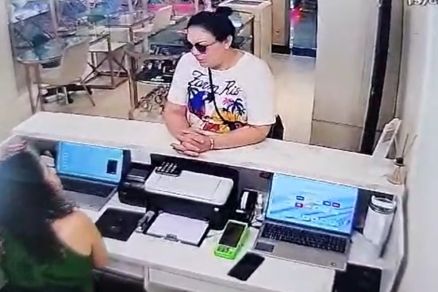 Mulher presa por assalto visitou loja dez dias antes do crime 