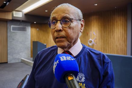 Deputado estadual Jlio Campos (Unio) na reinaugurao da TVAL