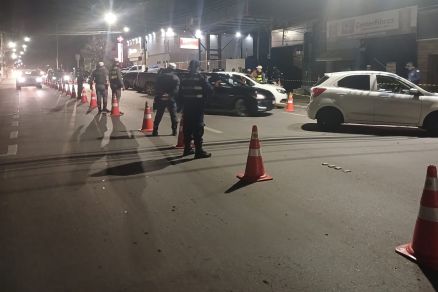 Trecho da Avenida Couto Magalhes em que aconteceu fiscalizao 