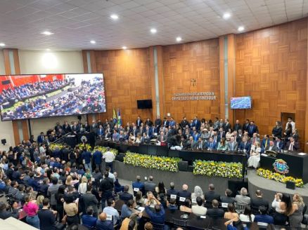 Posse da nova Mesa Diretora da Assembleia Legislativa - Bi�nio 2025/2027