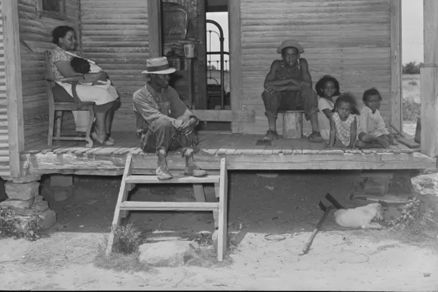 Fam�lia de agricultores norte americanos 