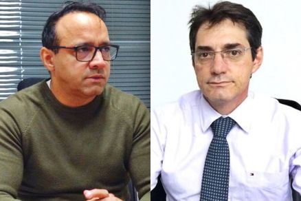 Os promotores de Justia Adriano Roberto e Marcelo Vachianno, que coordenam o Gaeco e Naco, respectivamente