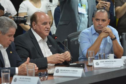 O presidente de Fecomrcio, Jos Wenceslau de Souza Jnior
