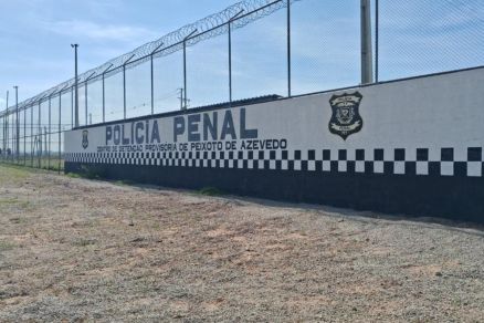 Fachada da Polcia Penal de Peixoto de Azevedo