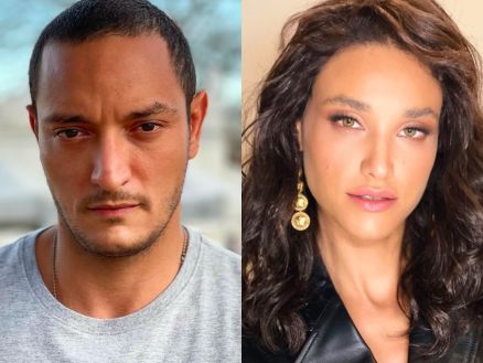 Os atores Allan Souza Lima e Dbora Nascimento