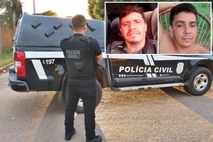 Em detalhe tio e sobrinho, Francisco Benedito e Fabiano Galhardo