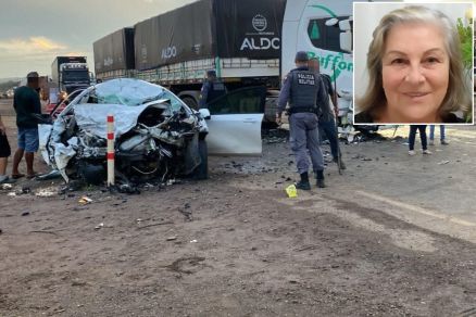 Nadir Guesser (detalhe) morreu na hora, assim como sua neta de 2 anos; a outra neta, de 8 anos, morreu no hospital