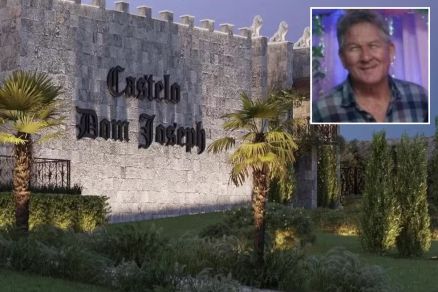 Castelo constru�do pelo empres�rio Aleixo  Nenemann (em detalhe) 