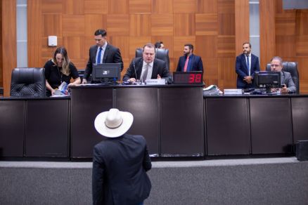 O plenrio da Assembleia Legislativa, comandada pelo deputado Max Russi