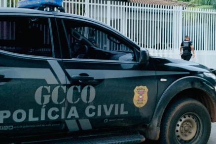 Viatura da GCCO, que deflagrou a Operao  Frete Umbra nesta tera