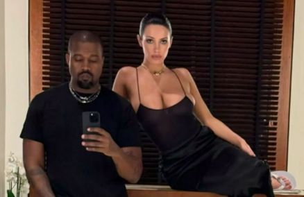 O rapper Kanye West e sua esposa, Bianca Censori