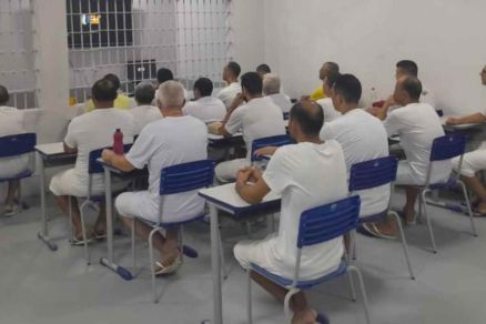 Reeducandos que participaram de aulas 