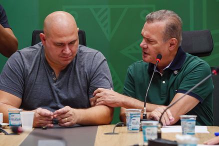 Prefeito de Cuiab Abilio Brunini e senador Wellington Fagundes 