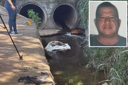 Junio Aparecido da Silva Correa (detalhe) foi encontrado morto em esgoto no Bairro Aras