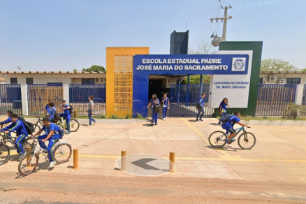 A escola estadual Jos Maria do Sacramento, em Nova Brasilndia