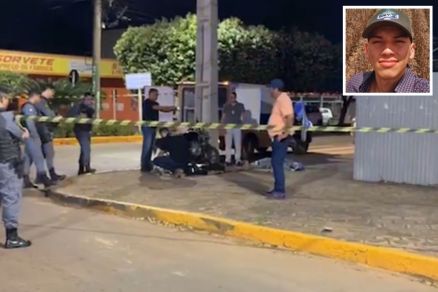 Colis�o com poste de energia foi na madrugada deste s�bado (22)