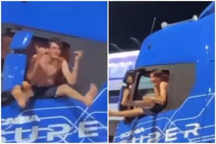 Vdeo em que o jovem aparece viralizou em grupos de WhatsApp e chegou  Polcia
