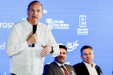 O ex-ministro Luiz Fernando Furlan, que palestrou nesta ter�a em Cuiab�