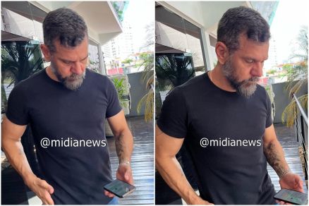 O momento em que Mrcio Nascimento deixa a Delegacia do Consumidor de Cuiab