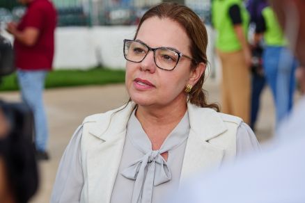 A presidente da Cmara de Cuiab, vereadora Paula Calil, que criticou contrato com a CS Mobi