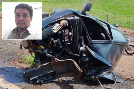 O professor Andr� Nespoli (detalhe), que morreu na MT-358