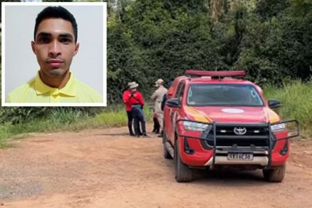 Ricardo (detalhe) foi encontrado a cerca de 1 quil�metro do local em que se afogou 