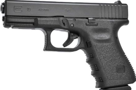 Pistola Glock 9mm foi modificada para automtica