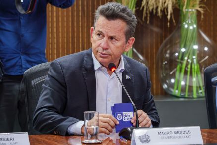 O governador de Mato Grosso, Mauro Mendes: eleies 2026