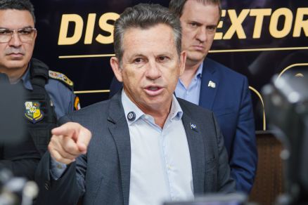 O governador Mauro Mendes, que criticou a Assembleia Legislativa