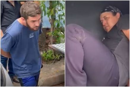 Um dos homens presos na manh desta quinta-feira em Cuiab