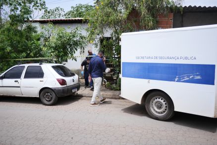 Casa onde a vtima foi assassinada fica no bairro Jardim Florianpolis, na Capital