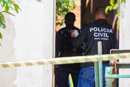 Residncia onde o corpo da adolescente foi encontrado em Cuiab 