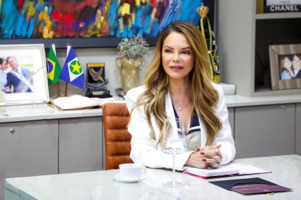 A primeira-dama Virginia Mendes, que passa por bateria de exames 