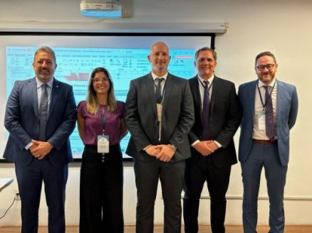 Bruno Piana (TCE-RO), Rayane Marques (TCE-PI), Marcelo Silva (TCE-MT), Ricardo Pessoa (TCE-CE) e Wesley Vaz (TCU)