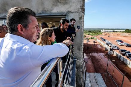 Obras j chegam a 90% de concluso