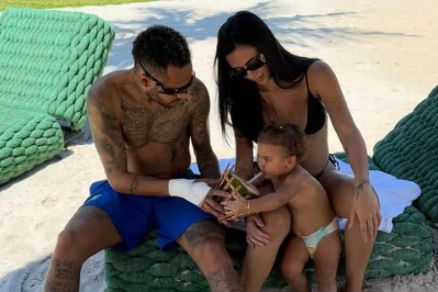 Neymar e Bruna Biancardi juntos em Mangaratiba 