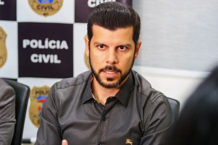O delegado Gustavo Belo, titular da GCCO (Gerncia de Combate ao Crime Organizado)