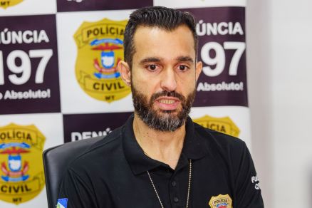 O delegado Rodrigo Azem, titular da Delegacia Especializada em Represso ao Crime Organizado
