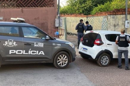 Policiais do Gaeco, que combatem esquema de extorso no Estado