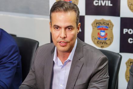 O delegado Cl�udio �lvares Sant�Ana, diretor de Atividades Especiais da Pol�cia Civil