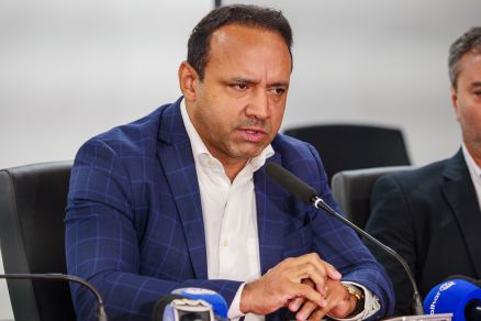 O promotor de Justi�a Adriano Roberto Alves, coordenador do Gaeco