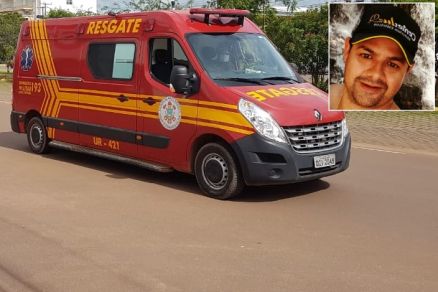 Os bombeiros fizeram o desencarceramento da vtima das ferragens