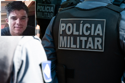 Claudemir (detalhe) morreu aps ser baleado pelo subtenente da PM em um bar 