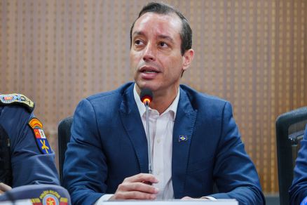 O secretrio de Estado de Justia, Vitor Hugo Bruzulato Teixeira