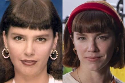 Ldia Brondi e Alice Wegmann: atriz de nova verso quer encontrar a intrprete original de Solange Duprat em 'Vale Tudo' 