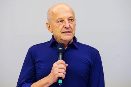 O governador em exerccio Otaviano Pivetta: 