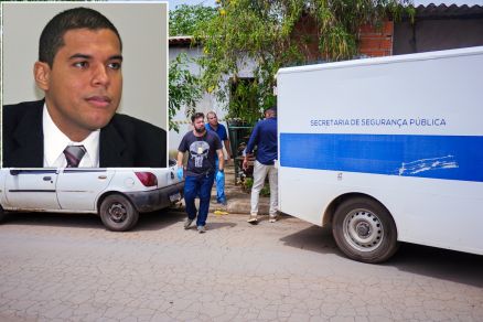 O promotor de Justia Rinaldo Segundo (detalhe), que falou sobre caso de adolescente morta 